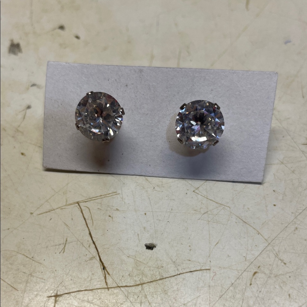 Elegant Silver Stud Earrings